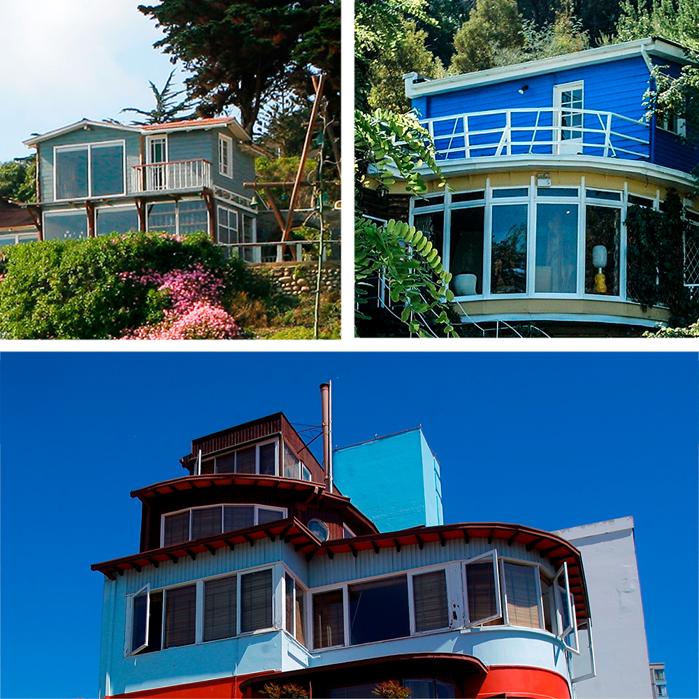 Pablo Neruda en su Casa Museo La Chascona