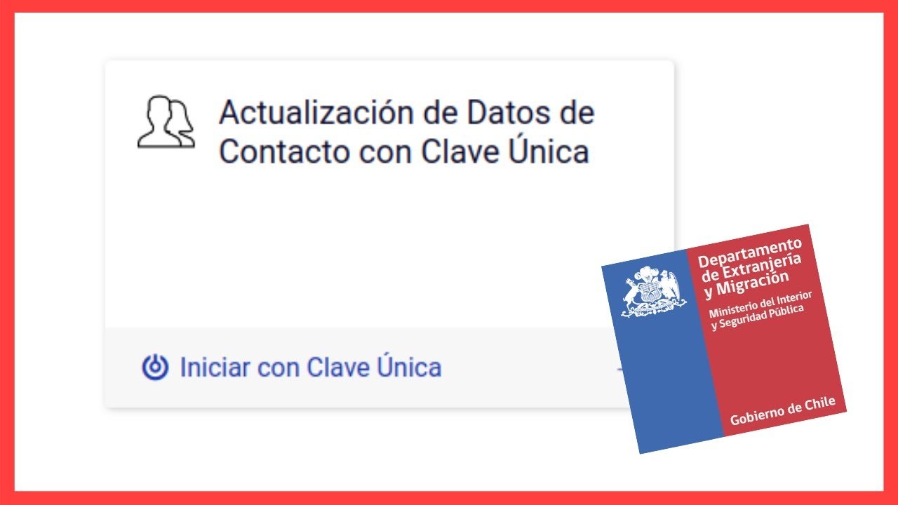 como actualizar mi correo en el registro civil chile