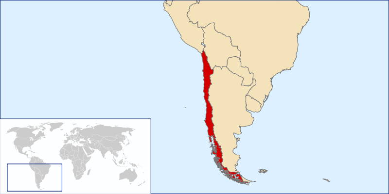 cuanto mide chile de ancho en millas