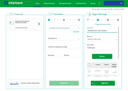 Dónde puedo pagar la mantencion del Parque del Recuerdo