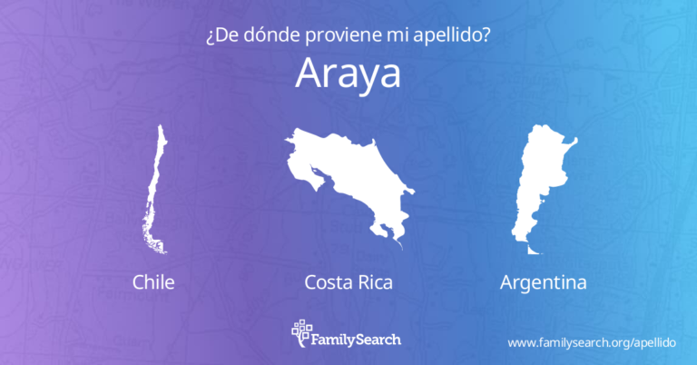 Origen del apellido Araya: ¿Cuál es su historia?