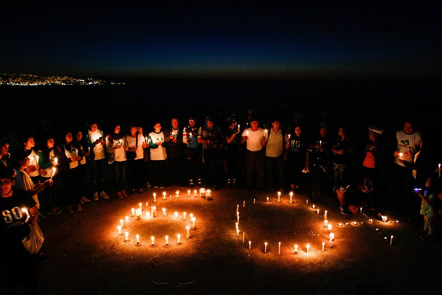 luces decorativas en el mall portal temuco