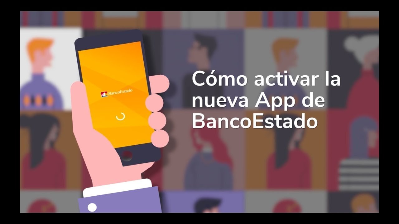 persona descargando la app bancoestado en pc