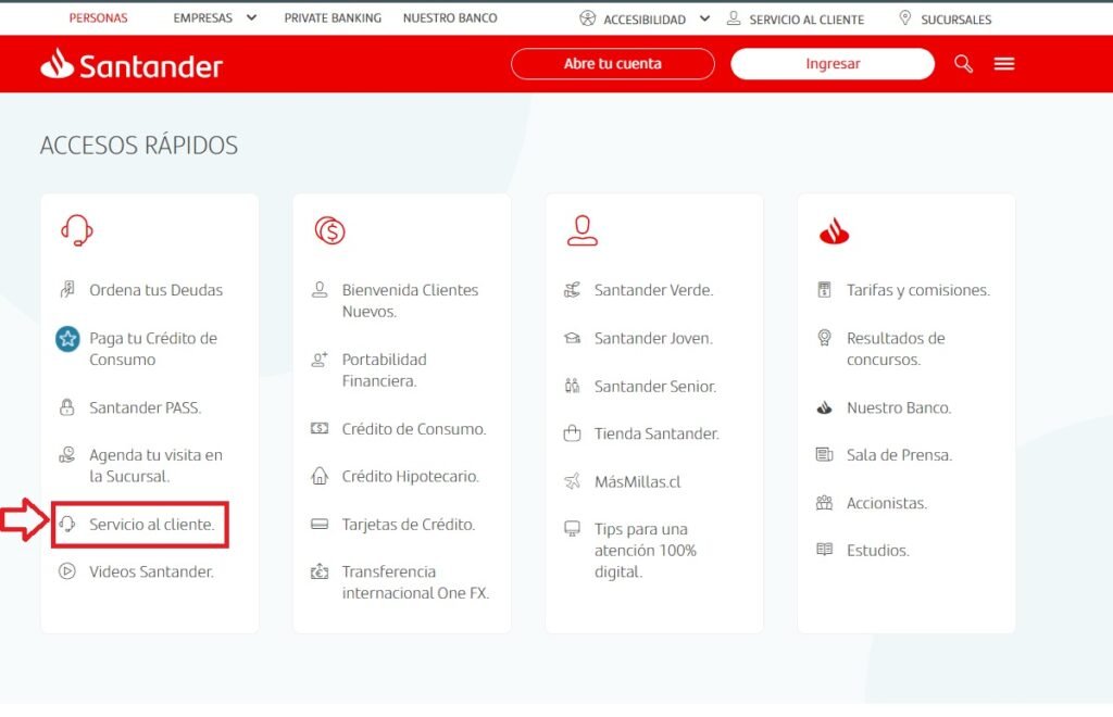 como cobrar un vale vista en banco santander chile