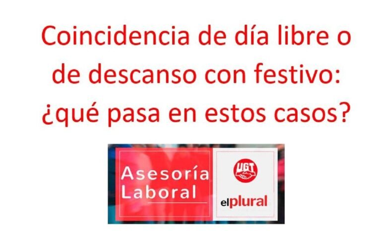 Qué pasa si mi día libre coincide con un feriado irrenunciable